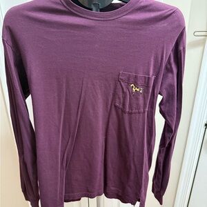 PINK Victoria's Secret Deep Purple Top